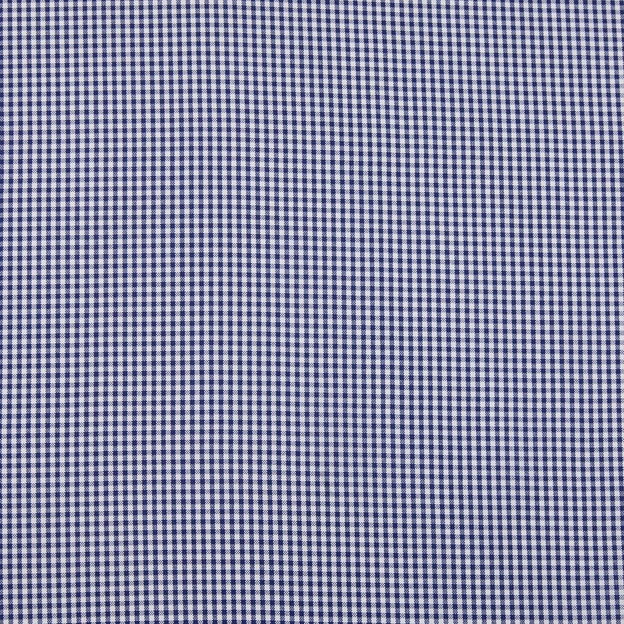 Specialty Navy Gingham Mini Check tablecloth
